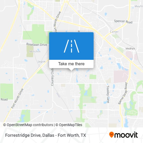 Forrestridge Drive map