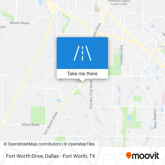 Fort Worth Drive map