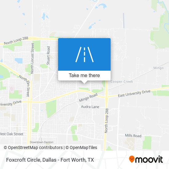 Foxcroft Circle map