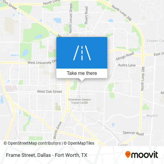 Frame Street map