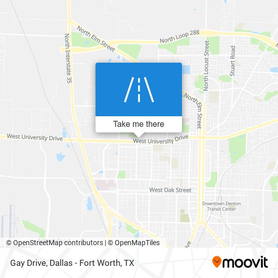 Mapa de Gay Drive