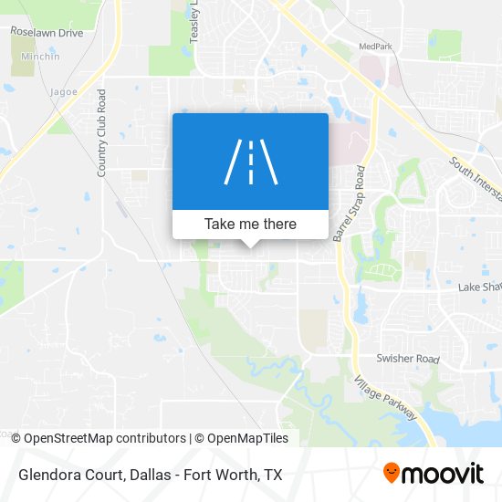 Glendora Court map