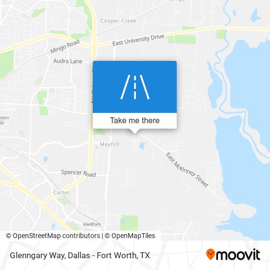 Glenngary Way map