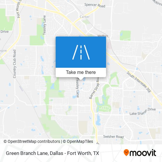 Green Branch Lane map