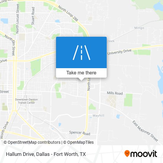 Hallum Drive map