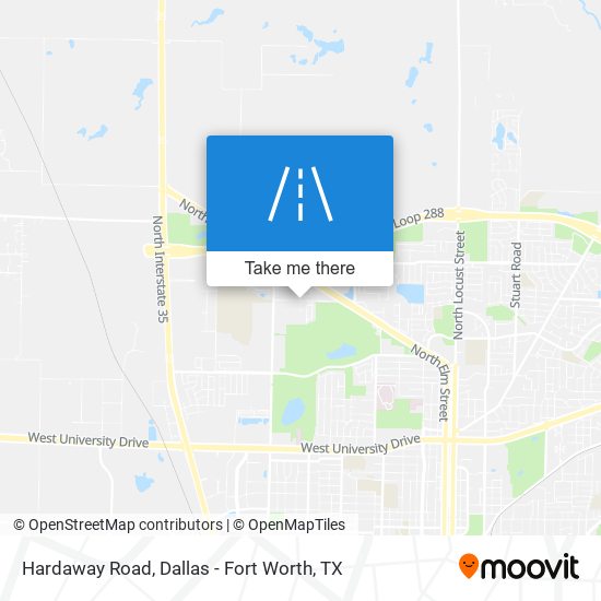 Hardaway Road map