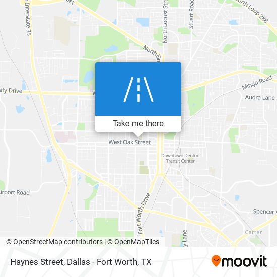 Haynes Street map