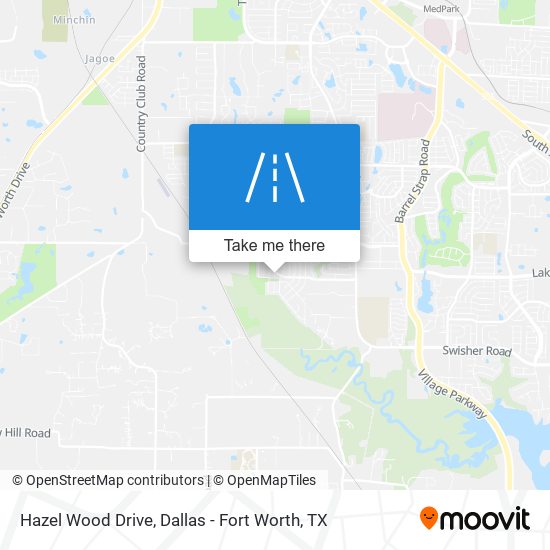 Hazel Wood Drive map