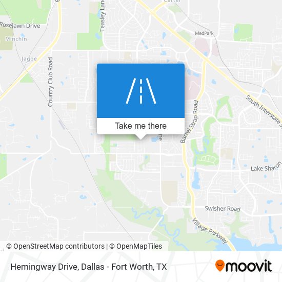 Hemingway Drive map