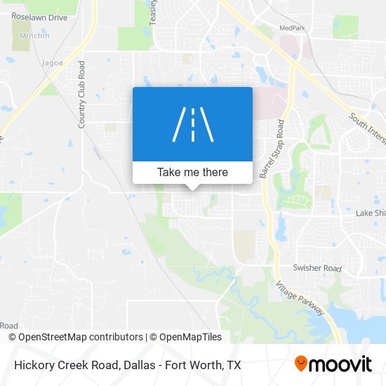 Hickory Creek Road map
