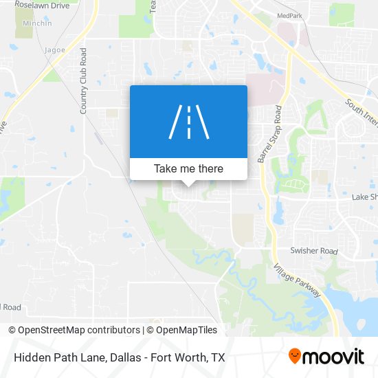 Hidden Path Lane map