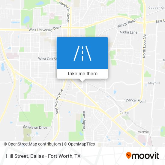 Hill Street map