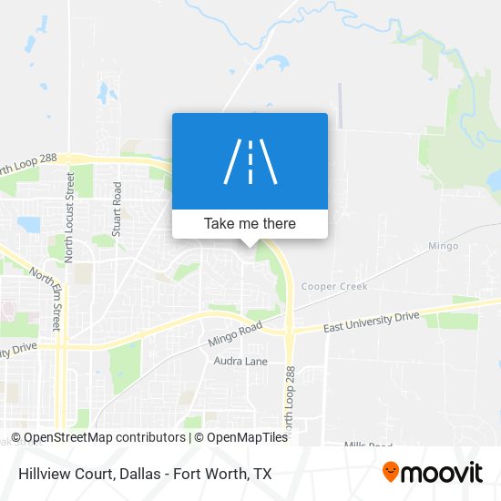 Mapa de Hillview Court
