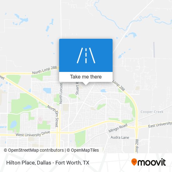 Hilton Place map