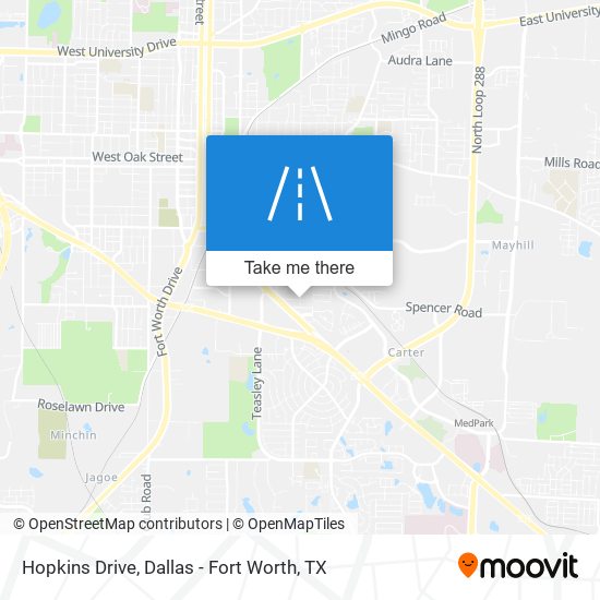 Hopkins Drive map
