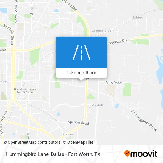 Hummingbird Lane map