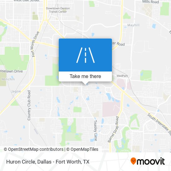 Huron Circle map