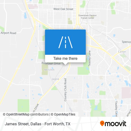 James Street map