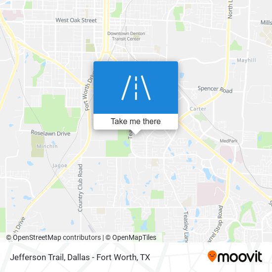 Jefferson Trail map