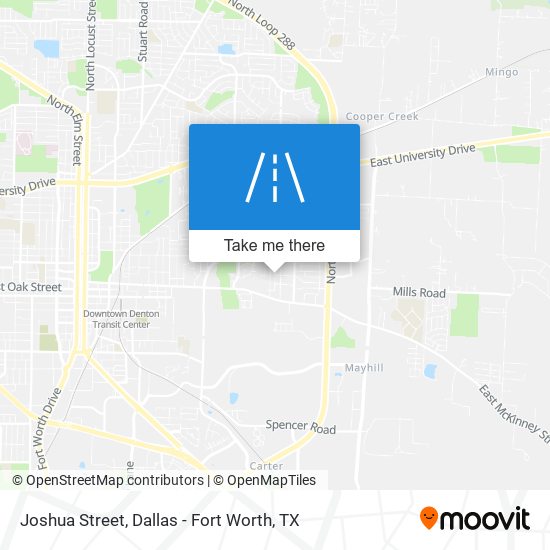Joshua Street map