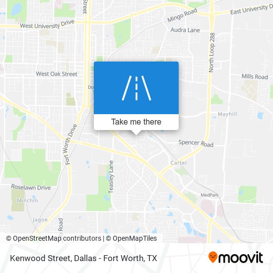 Kenwood Street map