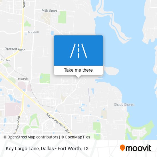 Key Largo Lane map