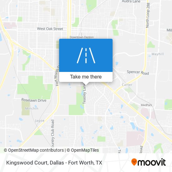 Mapa de Kingswood Court