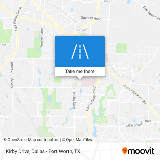 Kirby Drive map