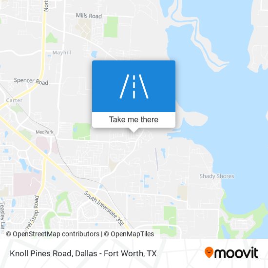 Knoll Pines Road map