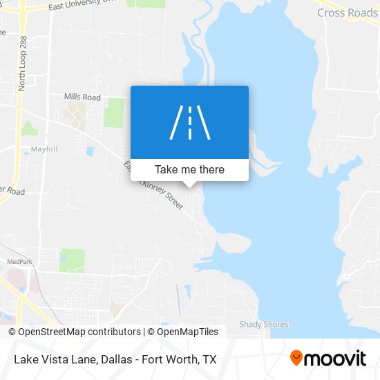 Lake Vista Lane map
