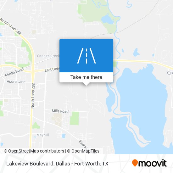 Mapa de Lakeview Boulevard