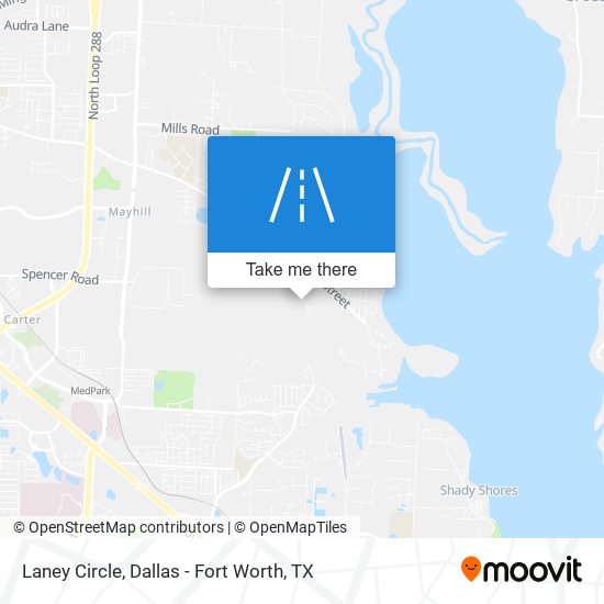Laney Circle map