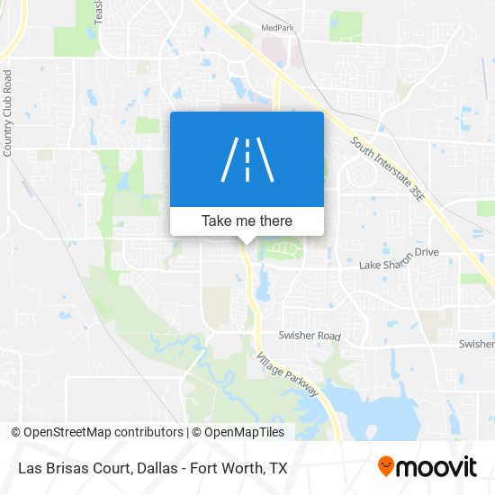 Las Brisas Court map