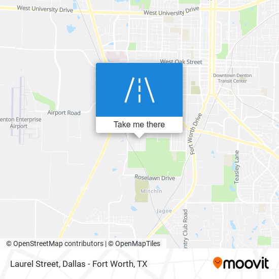 Laurel Street map