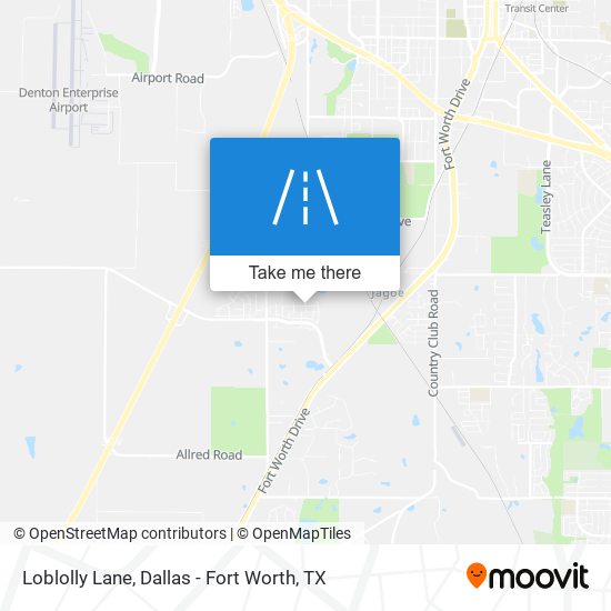 Loblolly Lane map