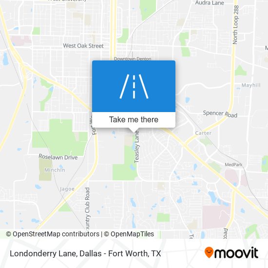 Londonderry Lane map