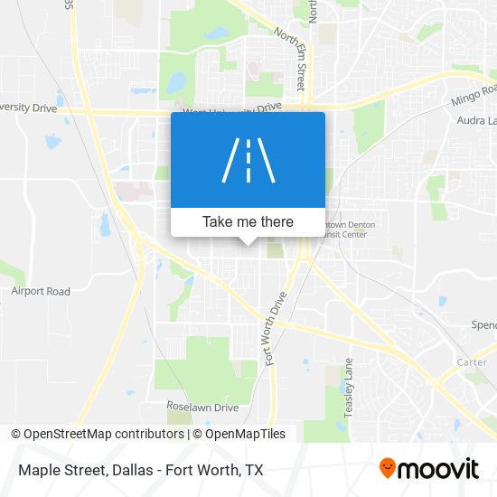 Maple Street map