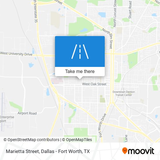 Marietta Street map