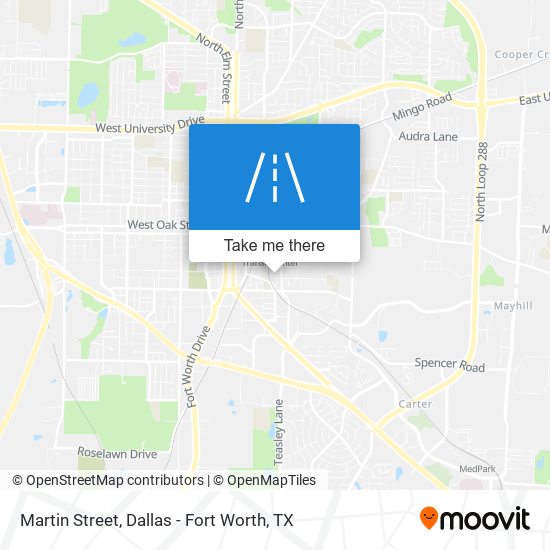 Martin Street map