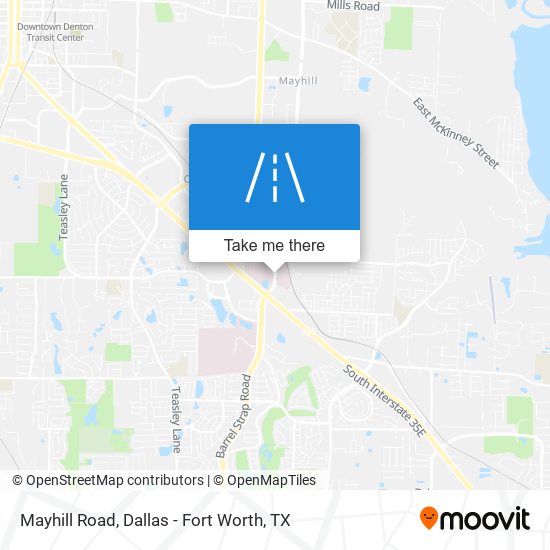 Mayhill Road map