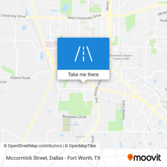 Mccormick Street map