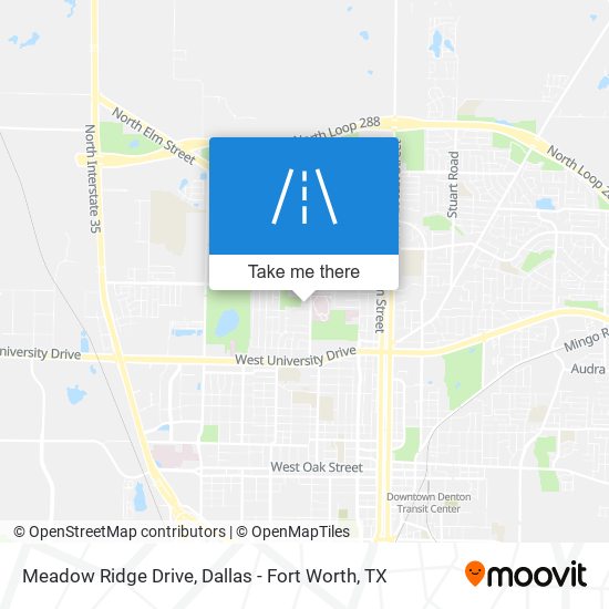 Meadow Ridge Drive map