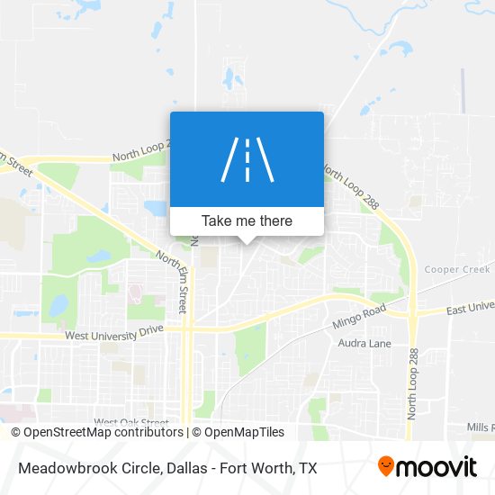 Meadowbrook Circle map