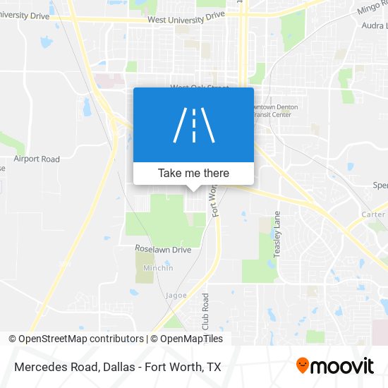 Mapa de Mercedes Road