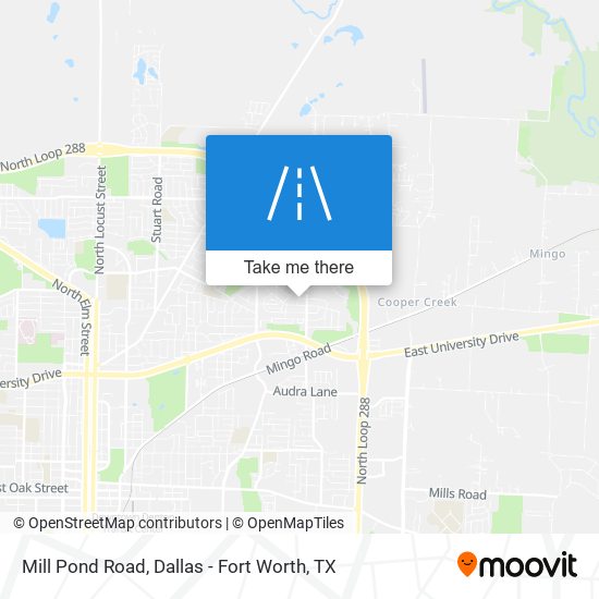 Mill Pond Road map