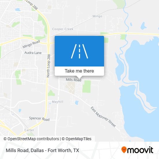 Mills Road map