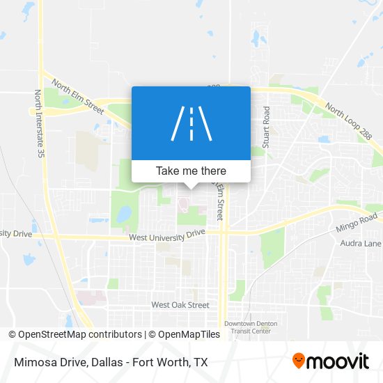 Mimosa Drive map