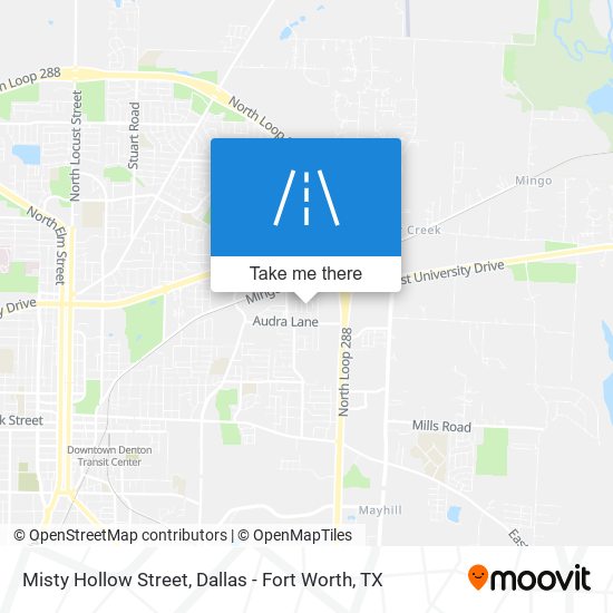 Misty Hollow Street map