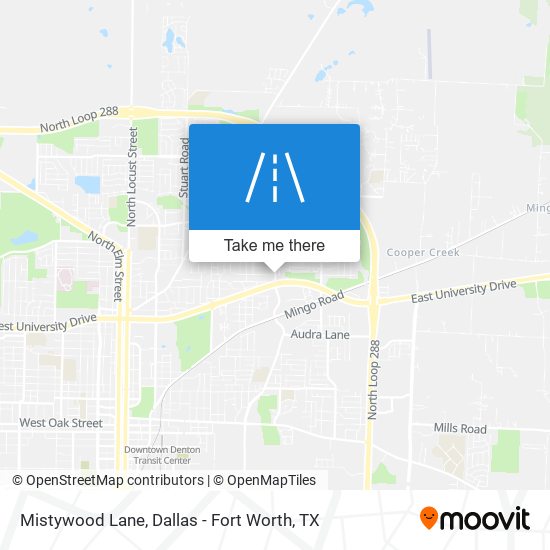 Mistywood Lane map