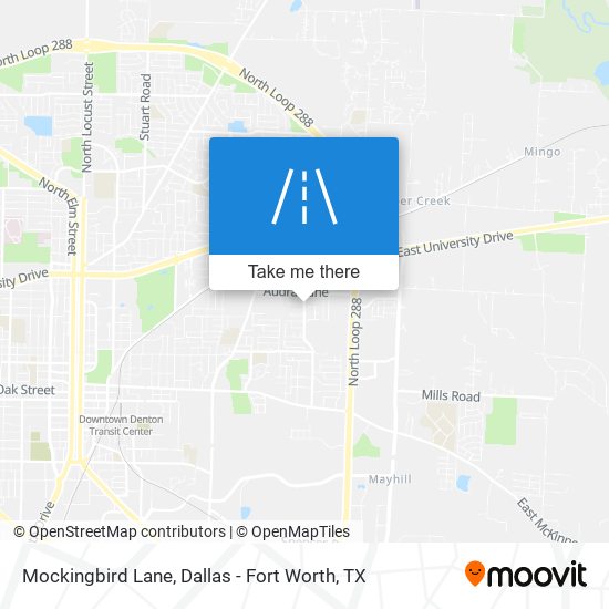 Mockingbird Lane map
